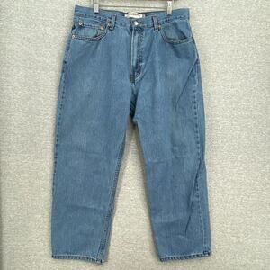 Levi 550 Jeans Mens 36 X 29 Light Wash Relaxed Fit Straight Leg Cotton 5 Pocket